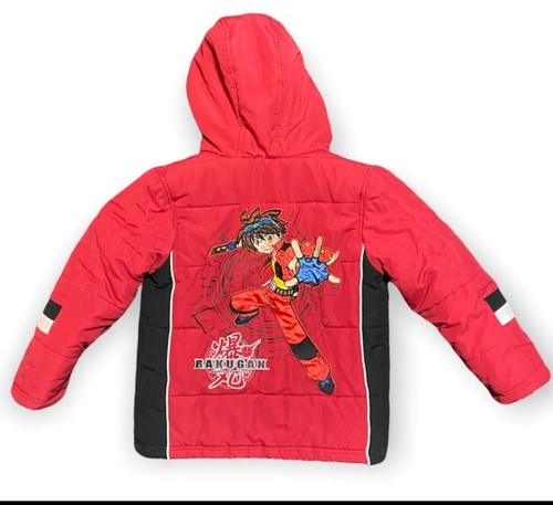 Y2K Bakugan Dan Kuso Youth Hooded Puffer Jacket Officially Licensed Sega Toys 8 - Picture 3 of 14