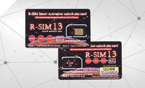 R-SIM13 Smart Activation Unlock SIM card iPhone XR/XS/X/8 iOS12.x RSIM R-SIM 13 - Zdjęcie 2 z 9