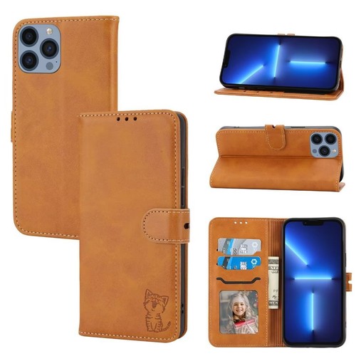 Linda Funda Cartera de Cuero para Gato con Soporte Abatible para Teléfono para iPhone/Samsung Hombre/Mujer - Imagen 8 de 23