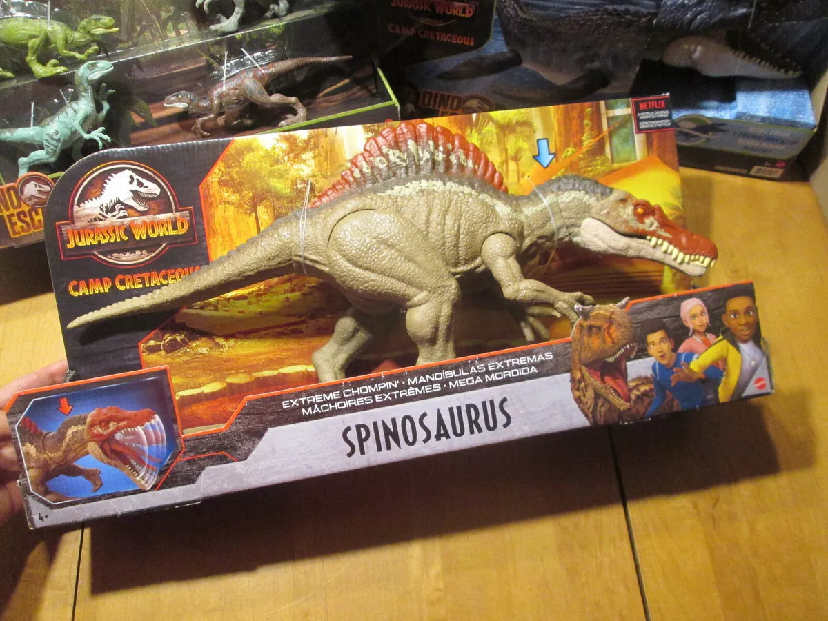 Jurassic World Camp Cretaceous EXTREME CHOMPIN SPINOSAURUS Mattel