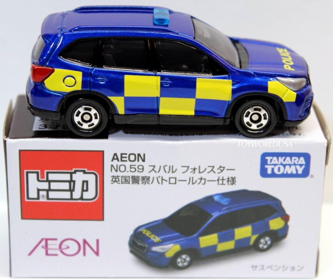 Takara TOMY Tomica Aeon Police #59 Subaru Forester UK Police | eBay