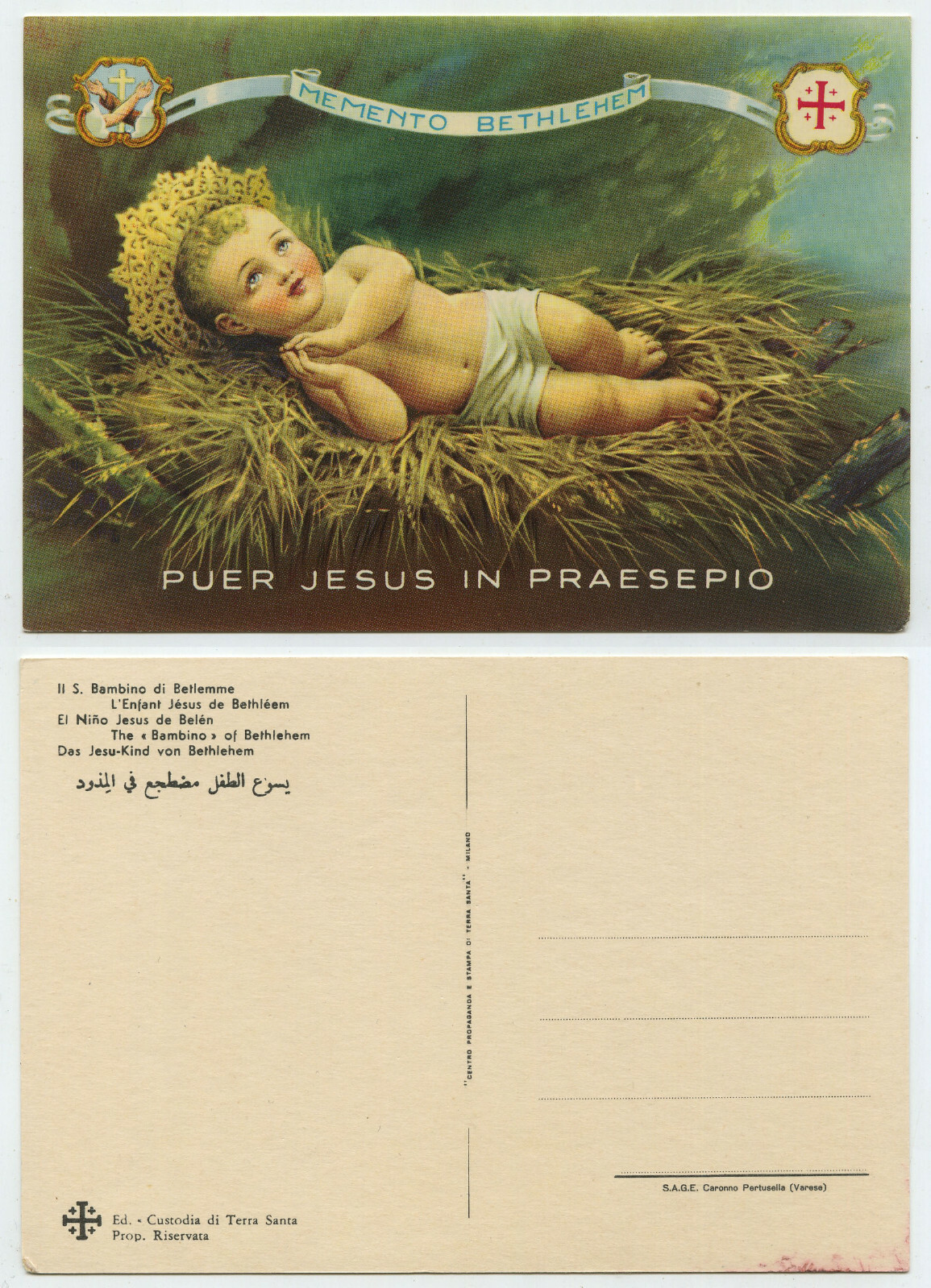 57264 - Das Jesus-Kind von Bethlehem - alte Ansichtskarte