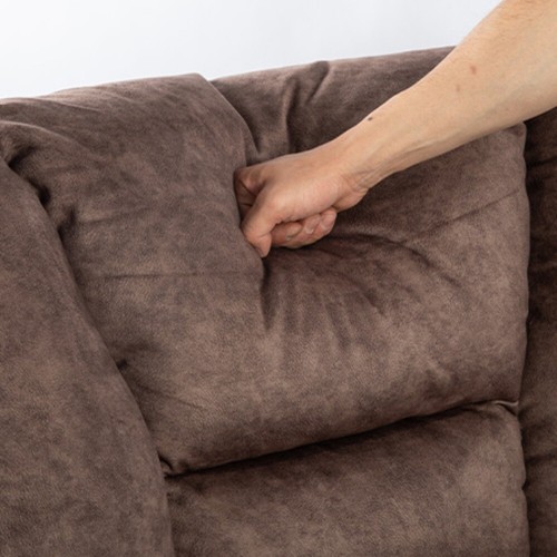 Electeic Massage Recliner Velvet Sofa Chair with Heating Vibration 330lb Load - Picture 10 of 15