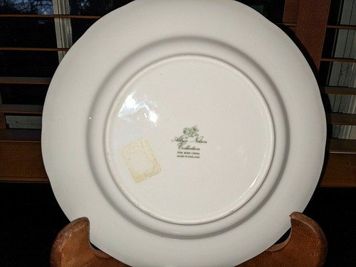Vintage Allyn Nelson Collection England Fine Bone China Cottage Plate 7 7/8"  - Picture 4 of 5