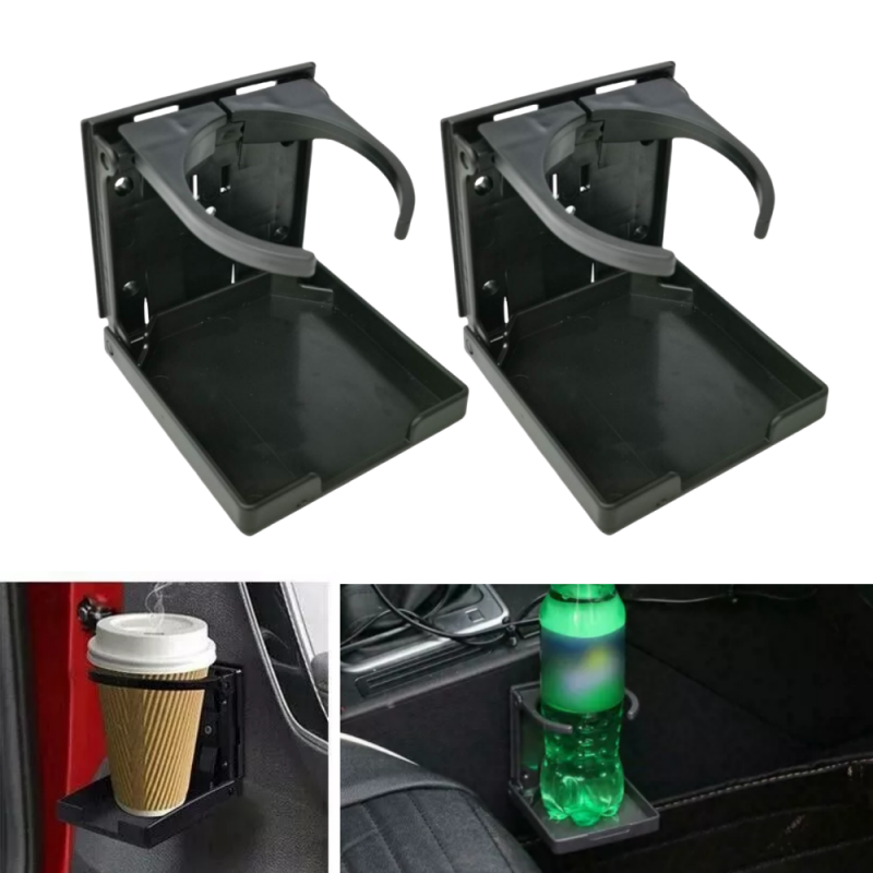 2X Car Folding Cup Holder Drink Holders Adjustable For Vehicle Boat Marine RV EA - Foto 2