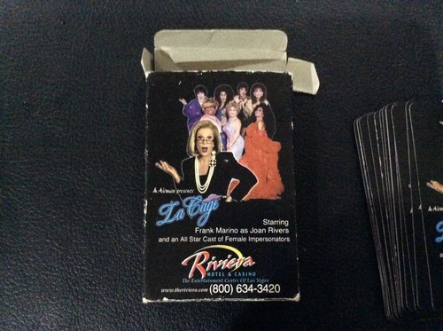 Cartas de juego Frank Marino - Drag Queen imitadoras femeninas Riviera Las Vegas - Imagen 1 de 3