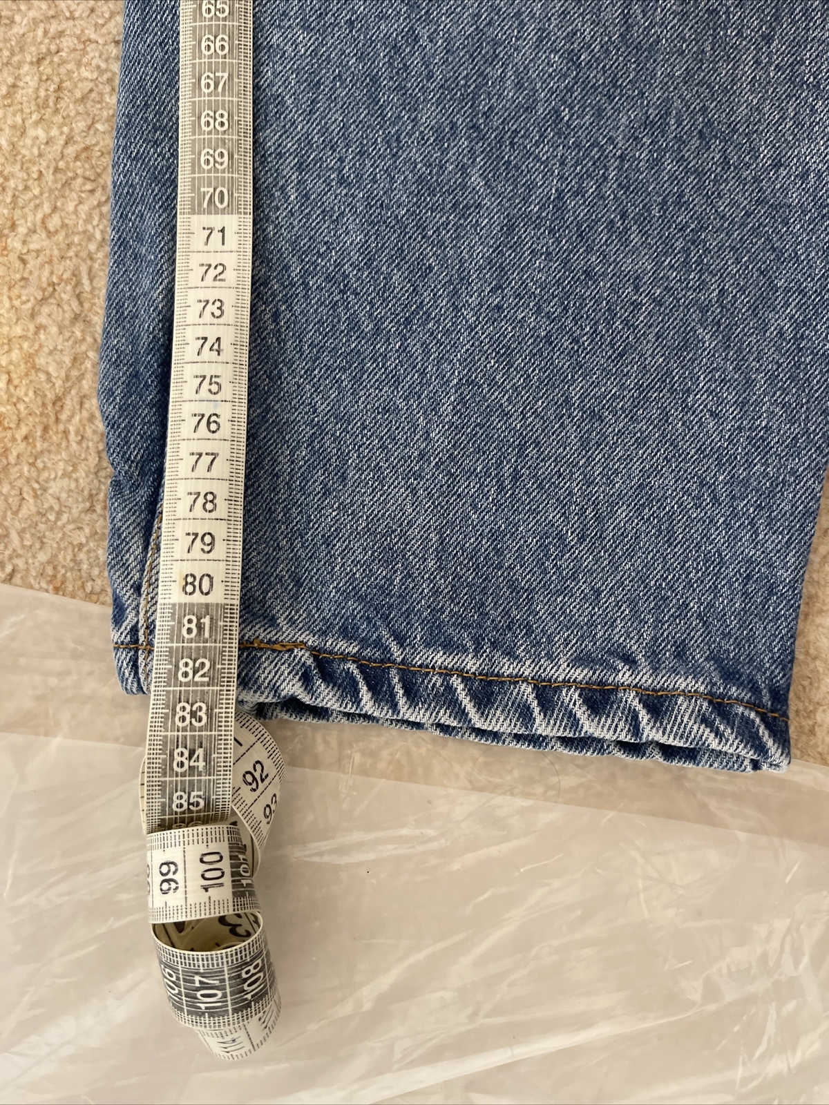 Levi’s 522 Blue Jeans Width 51cm XL Denim - Picture 12 of 12