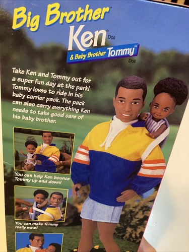 Barbie AA Mattel 1996 Big Brother Ken and Baby Brother Tommy NRFB Sealed New ๐ต - Picture 12 of 14
