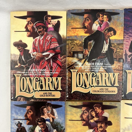 Longarm Adult Western Lot of 8 Paperback Books by Tabor Evans 153-170 - Bild 6 von 13