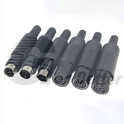 Mini DIN Stecker Buchsen Stecker Buchsen Stecker Buchse 2 3 4 5 6 7 8 Pin Panelmontage - Bild 4 von 23