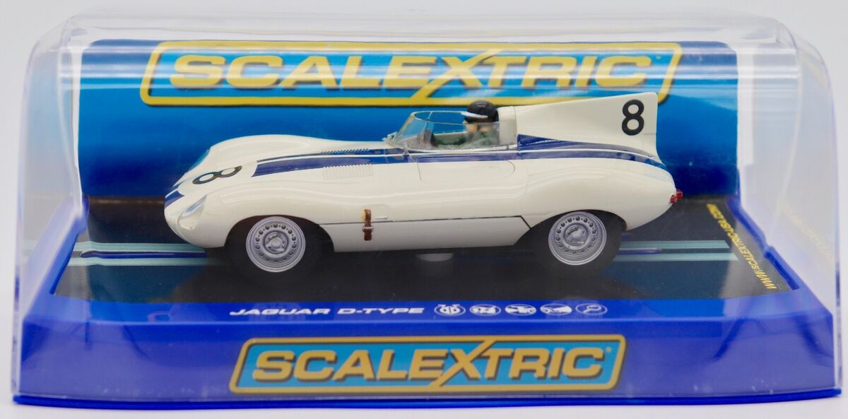 Scalextric #8 Jaguar D-Type Briggs-Cunningham Sebring 1956 1 Scalextric #8 Jaguar D-Type Briggs-Cunningham Sebring 1956 1