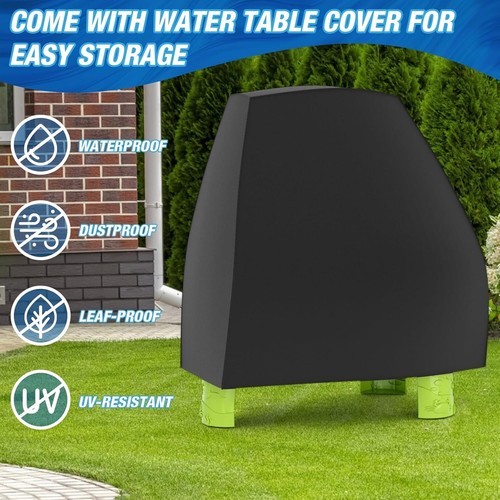 Water Table for Toddlers 3-5 with Umbrella/Water Pumb/Water Table Cover, 3-Ti... - Picture 6 of 10