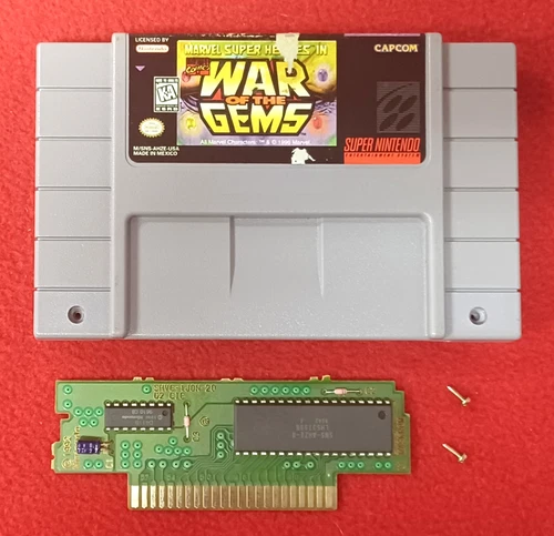 Marvel Super Heroes In: War of The Gems (Super Nintendo, SNES, 1996) AUTHENTIC