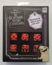 USAOPOLY Nightmare Before Christmas Premium Dice Set | Collectible d6 Dice