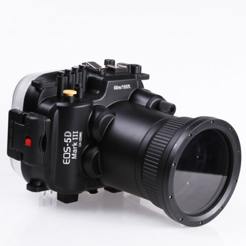 60M Underwater Waterproof Diving Housing Case for EOS 5D Mark III 3 Camera - Picture 3 of 7