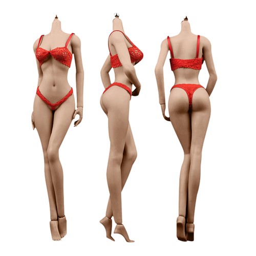 Figura de niña con cuerpo femenino sin costuras 1/6 busto mediano 12" para TBLeague Phicen Hot Toy - Imagen 17 de 28