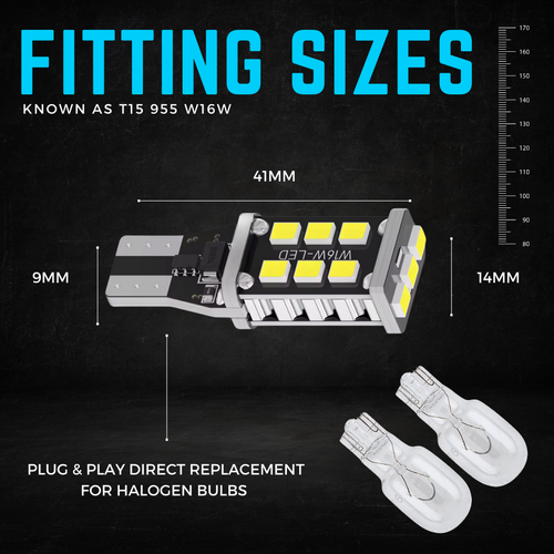 Ford Focus MK3 Reverse Led White 2011-2018 Light Super Bright Bulbs 12v Fits - Picture 5 of 14