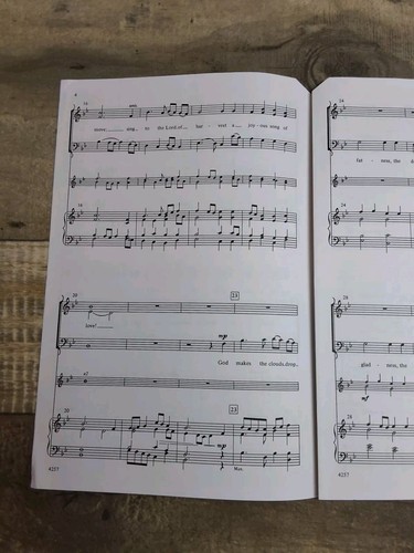 Menge 3 Sing to the Lord of the Harvest SAB Chornoten Michael Larkin - Bild 5 von 13