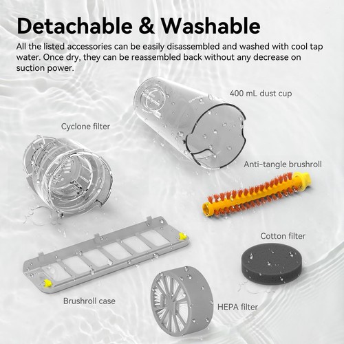 Handheld Bed Vacuum Cleaner Machine Mattress Vacuum Cleaner With 15kpa Suction U - Picture 5 of 7