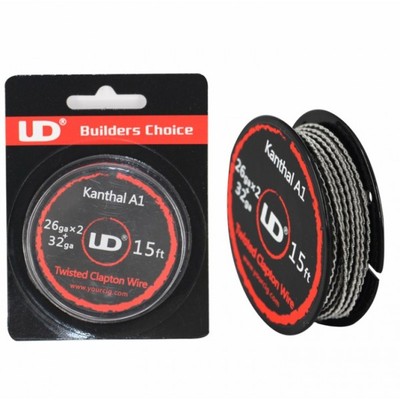 (2,98 /pro m) UD Twisted Clapton Coil Draht KA1 2x26AWG + 32AWG 5m e Zigarette