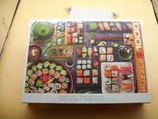 Eurographics Sushi Table 1000 Piece Puzzle New Sealed NOS