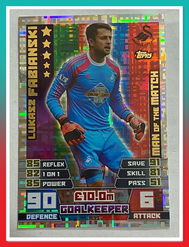 14/15 Topps Match Attax Extra Premier League Sammelkarten - Mann des Spiels - Bild 147 von 189