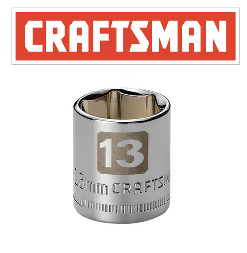 Craftsman Easy Read Socket 1/4" Drive Shallow Metric or Inch Choose Size - Bild 18 von 46