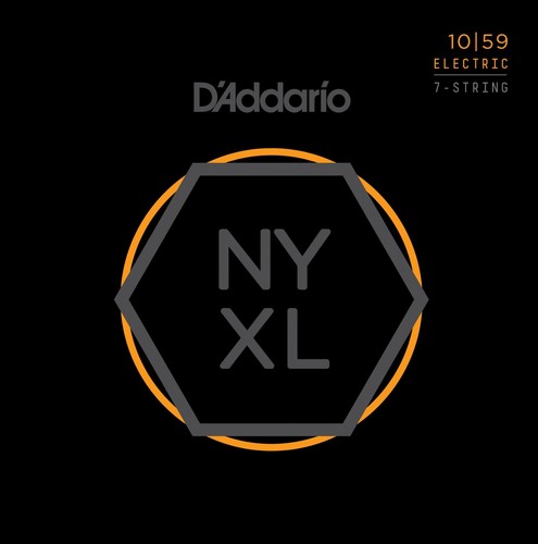 Cuerdas para guitarra eléctrica de 7 cuerdas D'Addario NYXL1059 luz regular 10-59 - Imagen 6 de 24