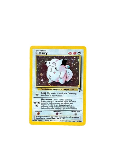 1999 Pokemon Base Set Unlimited #5 Clefairy - Holo CGC 9 MINT | eBay