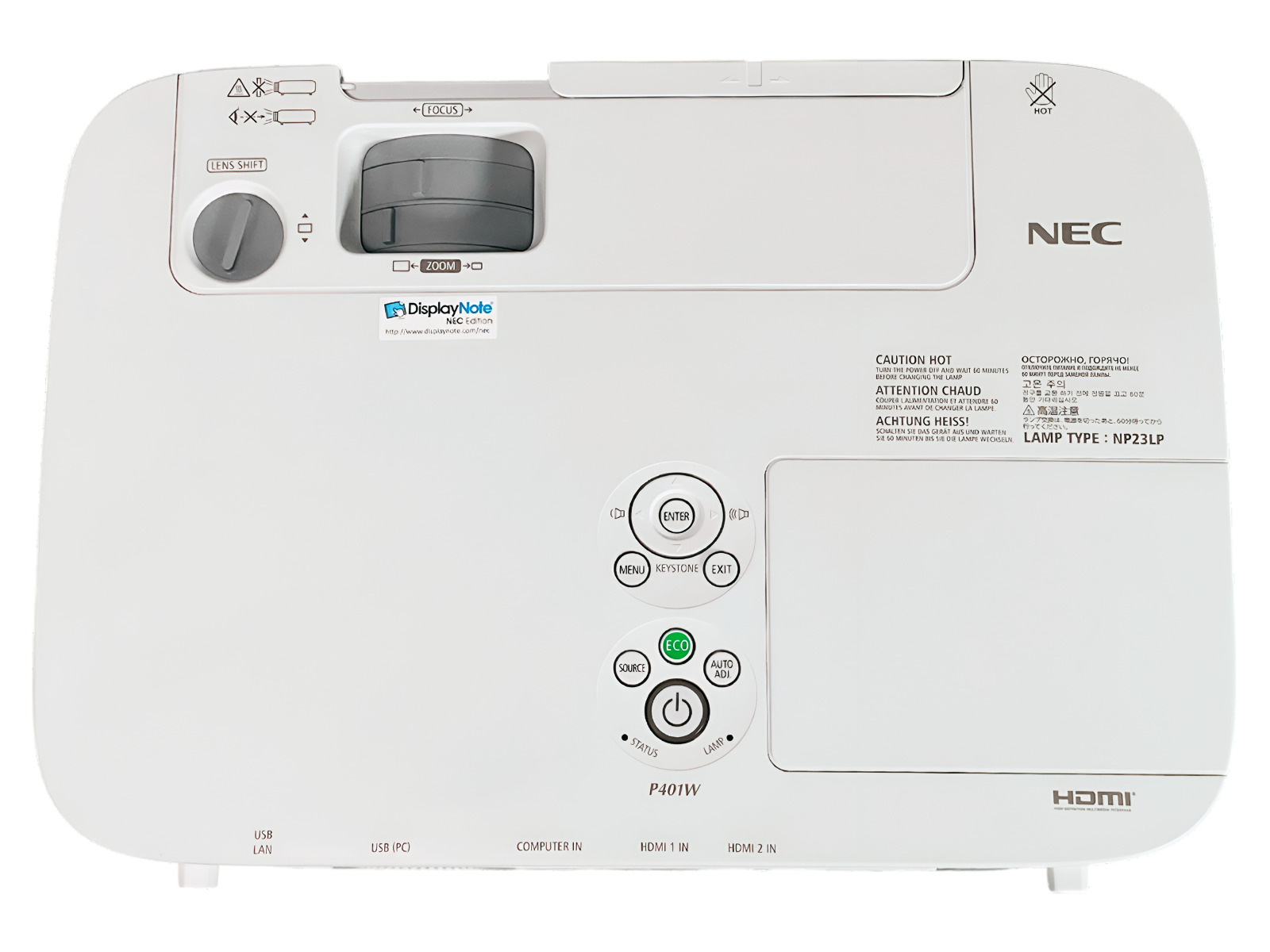 4000 ANSI 3LCD Projector Cinema Movie Supports 4K Input HDMI USB w/Remote