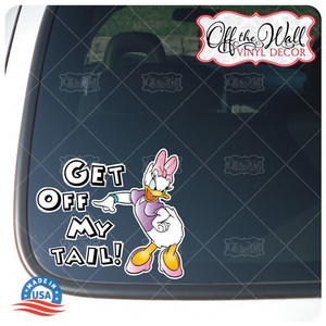 Daisy-034-Get-Off-My-Tail-034-Die-cut-Printed-Vinyl-Sticker-for-Cars-Trucks