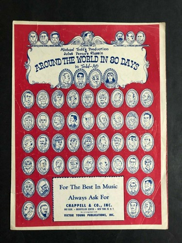 Around The World-   1956  Vintage Sheet Music   - Picture 2 of 2