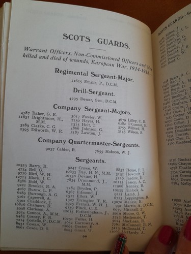 The Guards Division 1914-18 - Roll of Officers Killed (1st Edition Soft Cover) - Picture 7 of 9