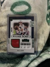 2021 Panini Contenders - Rookie Ticket Swatches #RTS-MJO Mac Jones (MEM, RC)