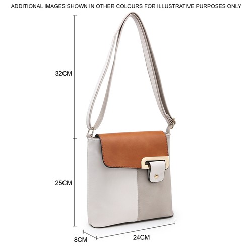Cross Body Bag Ladies Over Shoulder Messenger Satchel Multi Compartment - Picture 452 of 832