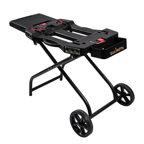 QuliMetal tragbarer Grillwagen für Weber Q1000, Q2000 Serie Gasgrills und Bl... - Bild 1 von 8