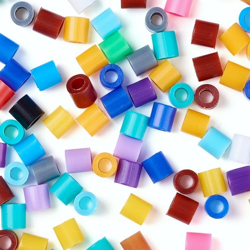 Tubo de cuentas fusibles PE 8000 piezas hágalo usted mismo cuentas de fusión color mezclado 5x5 mm para manualidades para niños - Imagen 3 de 6