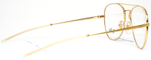 RAY BAN RB6413 2982 Bordeaux on Gold Aviator Womens Eyeglasses 54-17-140 B:48 - Picture 5 of 13
