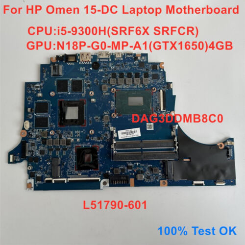 DAG3BBMBCG0 For HP Omen 17-AN Motherboard i7-7700HQ GTX1070 8G 929515-601 - Afbeelding 1 van 6