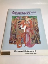 CAMELOT VOCAL SELECTIONS Songbook Sheet Music Vintage 1960 Movie Musical Songs