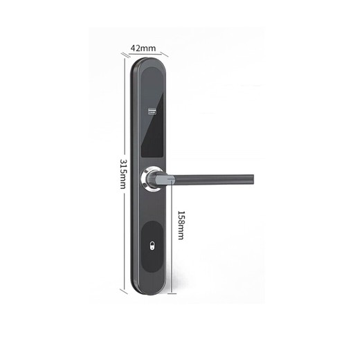 Sistema de gestión de cerraduras de hotel con tarjeta RFID/cerradura de puerta de aluminio de corte de puente + tarjeta - Imagen 2 de 18