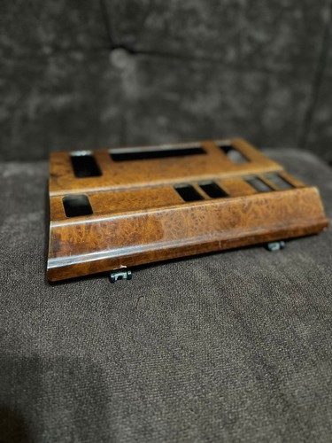 86-95 Mercedes Benz OEM W124 500E 400E320E Burlwood Wood Dash Climate trim Panel - Picture 5 of 9