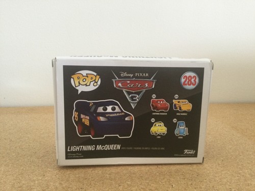 Funko Pop Disney Pixar Cars Blue Lightning McQueen 283 Vinyl Figure -New - Picture 2 of 4