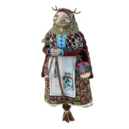 Bambola strega da cucina fatta a mano, decorazione strega per casa, bambole da cucina, decorazione da appendere - Foto 18 di 22
