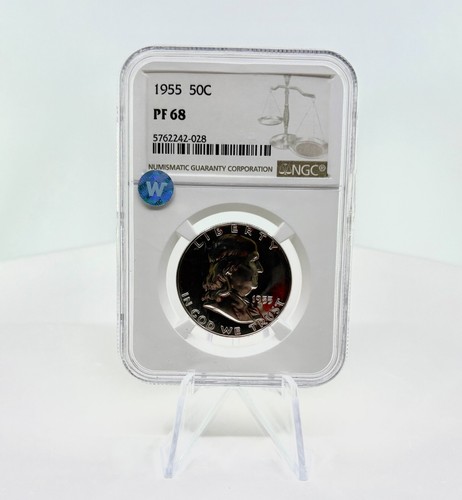 1955 NGC PF68 Five Coin Proof Set - Picture 2 of 11