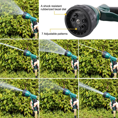 Garden Hose Nozzle Sprayer Heavy Duty, 100% Metal Spray Nozzle High Pressure Wat - Picture 4 of 12