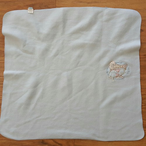 Disney Baby Blanket Pooh Tigger Blue Fleece  - Picture 4 of 8