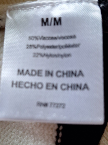 Women's Med Nautical Sweater Tunic Pullover Black Cream Stripe Soft Hi-Lo Slits - Picture 8 of 9