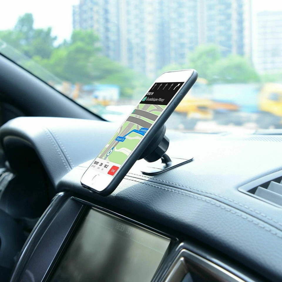360° Magnetic Car Mount Holder Stand Stick On Dashboard For Cell Phone iPhone LG - Image 2 of 2