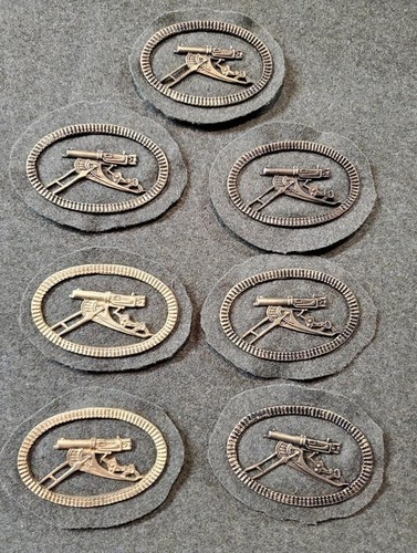 WWI German Machine Gun Badge, minor issue, middle staple missing* Still great! - Picture 1 of 10